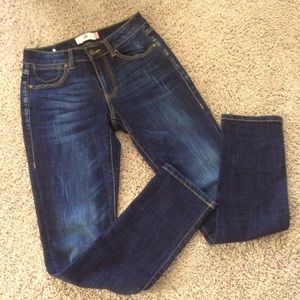 Cabi High Rise Straight Leg Jeans, Sz 2